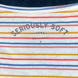 Aero striped long sleeve shirt